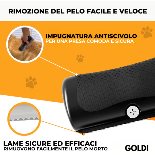 GOLDI™ Spazzola Multifunzione – Per un trattamento sicuro e delicato